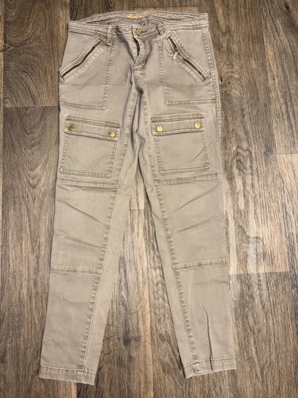 Michael Kors Womens Olive Green Pants Size 4